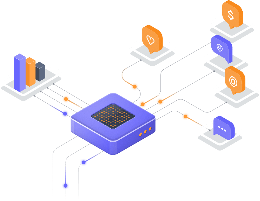 Powerful CRM connected to all department
